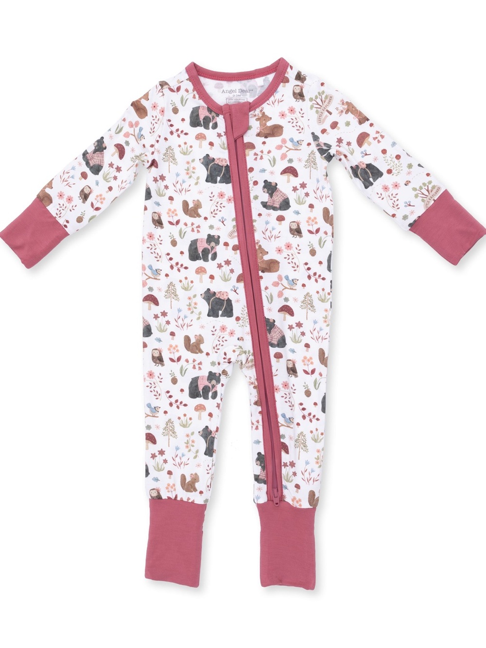 Angel Dear Woodland Bears Deer Convertible Romper 0-3 3-6 6-12 12-18 18-24 month
